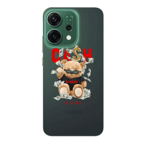 Oppo RENO 14 Cash is king Transparent Silicone TPU Θήκη